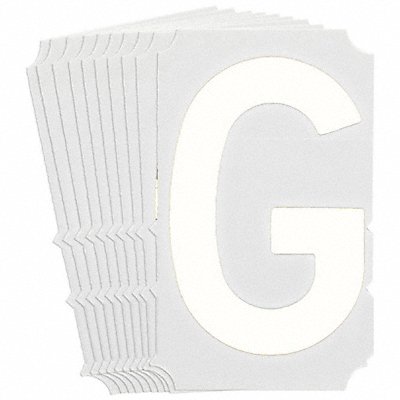 BRADY 5170PG Numbers and Letters Labels PK 10