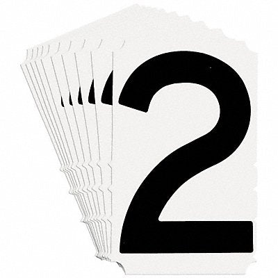 BRADY 5180P2 Numbers and Letters Labels PK 10
