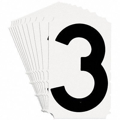 BRADY 5180P3 Numbers and Letters Labels PK 10