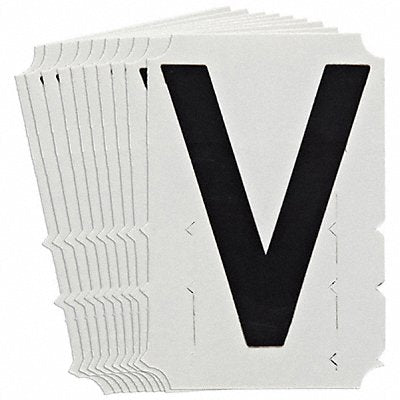 BRADY 5180PV Numbers and Letters Labels PK 10