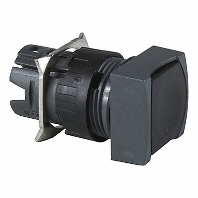 SCHNEIDER ELECTRIC ZB6CA2 Flush Push Button Black Non Illuminated 16mm