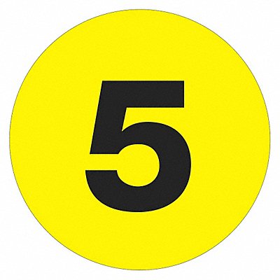 TAPE LOGIC DL6773 Labels Number 5 2 Circle