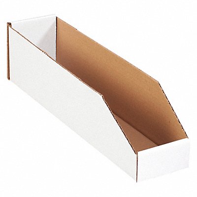 PARTNERS BRAND BINBWZ418 Bins Open Top 4x18x4x1/2 PK50