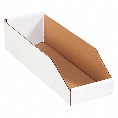PARTNERS BRAND BINBWZ618 Bins Open Top 6x18x4x1/2 PK50