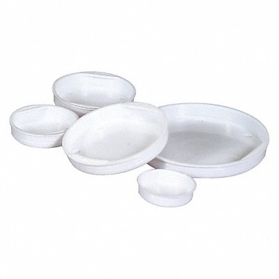 PARTNERS BRAND MTCAP5 Plastic End Caps 5 White PK100