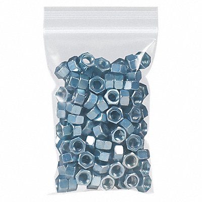 PARTNERS BRAND PB3867 Poly Bag Reclosable 5 x 7 6 Mil PK1000