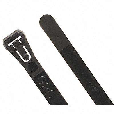 PARTNERS BRAND CTR85B Cable Ties 50# 8 Black PK1000