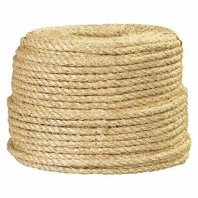 PARTNERS BRAND TWR131 Sisal Rope 3/8 865 lb