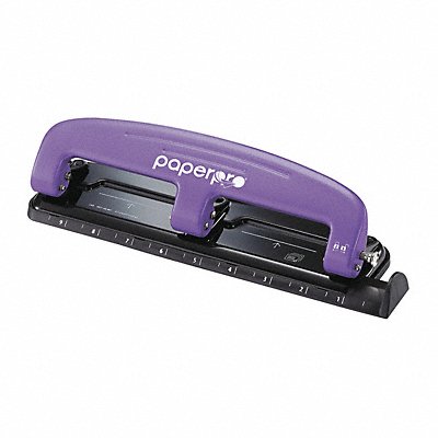 PAPERPRO 2105 ProPunch Compact 3Hole Punch Rubber Base
