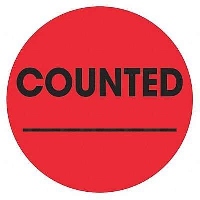 TAPE LOGIC DL1270 Label Counted Circle 2