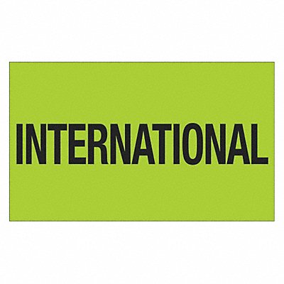 TAPE LOGIC DL1118 Label International 3x5