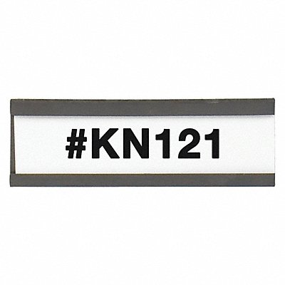 PARTNERS BRAND LH191 Magnetic Channel Cardholders 1x3 PK25