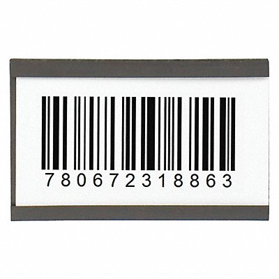 PARTNERS BRAND LH193 Magnetic Channel Cardholders 2x3 PK25
