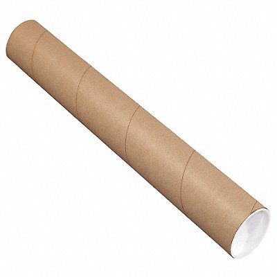 PARTNERS BRAND P3030K Mailing Tubes W/Caps 3x30 PK24
