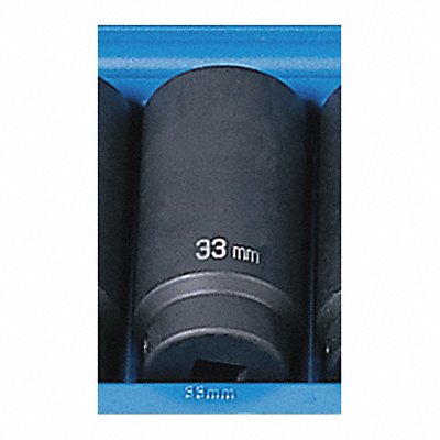 GREY PNEUMATIC 2033MD Socket 33mm 1/2 D Impact 6pt. D