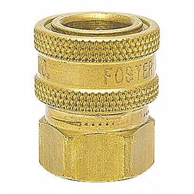 FOSTER 100FS Straight-Thru Brass Socket 1 FPT