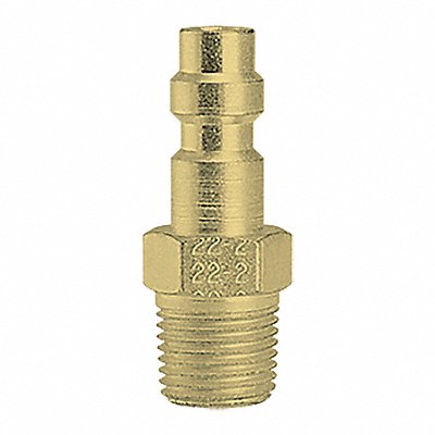 FOSTER 222B Plug Male Thread 1/8 MPT Brass