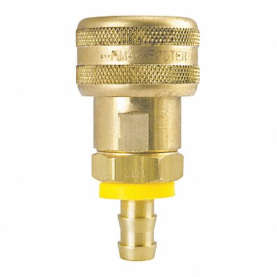 FOSTER FM1714 Push On Hose Stem 3/8 Brass