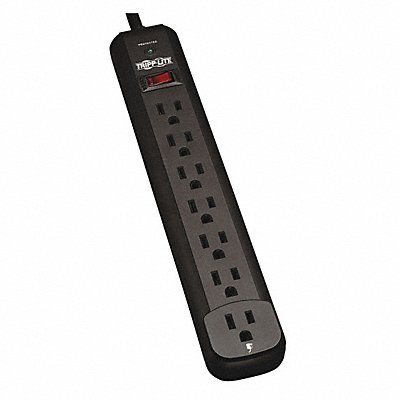TRIPP LITE TRP712B Surge 7Outlt 12 ft Black