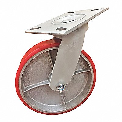 FAIRBANKS W266PO Mold-on Castor Swivel Polyurethane 6