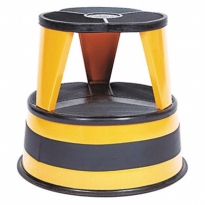 CRAMER 100130 Step Stool 2 Step Steel Rolling Orange