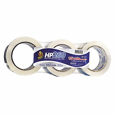 DUCK HP260C03 Carton Tape 1.88 x60 yd. 3 Clear PK3