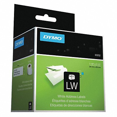 DYMO 30252 Address Label Self-Adhesive White PK2