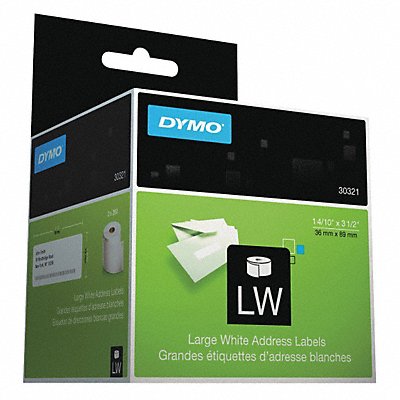DYMO 30321 Address Label Large 260/Roll White PK2