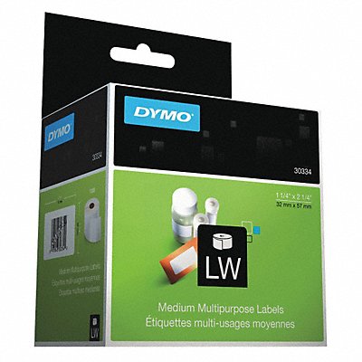 DYMO 30334 Address Label 2.25x1.25 White PK1000