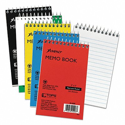 AMPAD 25093 Notebook Memo 3 X5 Top