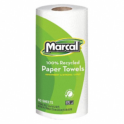 MARCAL 6709 Towel 2-Ply 60 Sheet/Roll PK15