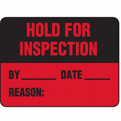 LABELMASTER BT320 Hold For Inspection Label By Date PK500