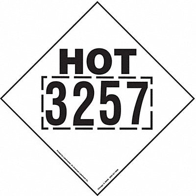 LABELMASTER VRHOT3257 Hot 3257 Marking Remove Plackard PK25