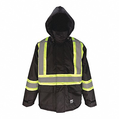 OPEN ROAD 6326JBM Jacket Hi-Vis Insulated 150D Black M