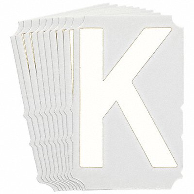 BRADY 5210PK Numbers and Letters Labels PK 10