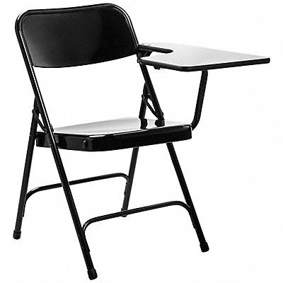 NATIONAL PUBLIC SEATING 5210L Folding Chair Left Arm Tab Black PK2