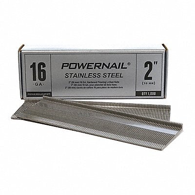 POWERNAIL LSS20016 SS Cleat 16 ga. 2 L-Style PK1000