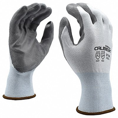 CORDOVA GLOVE 3716S Cut Resistant Gloves Whte Cut LevelA2 PR