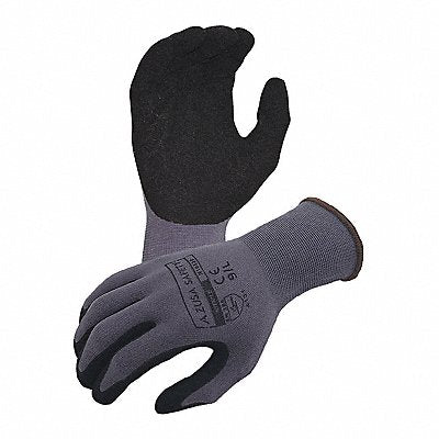 AZUSA SAFETY N10530 Gloves Sandy Nitrile Coated L PR