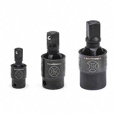 GEARWRENCH 84960 Impact Universal Joint Set 3 pcs. Pinless