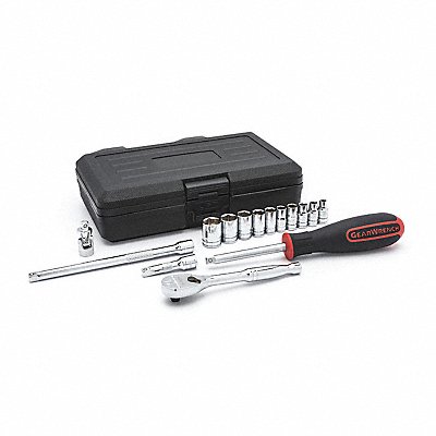 GEARWRENCH 80650 Mechanics Tool Set 15 pcs. 1/4 Dr 6 pt.