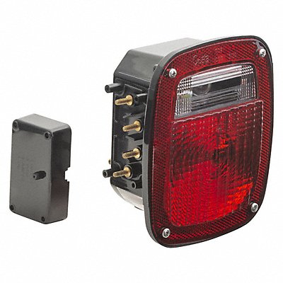 GROTE 52912 Stop/Turn/Tail Light Square Red 5-3/4 L