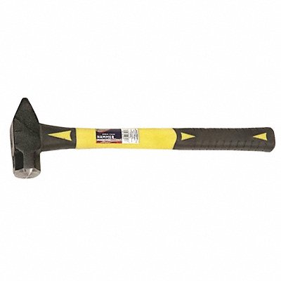 ABILITY ONE 5120010000000 Cross Peen Hammer 15-1/2 L Yellow Handle