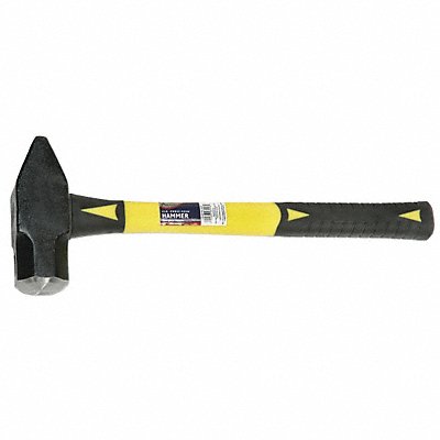 ABILITY ONE 5120010000000 Cross Peen Hammer 15-3/4 L Yellow Handle