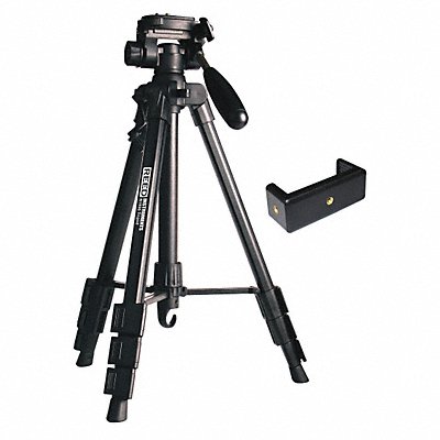 REED INSTRUMENTS R1500 Tripod Adjustable Black Flat Head 56 L