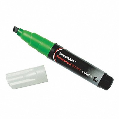 ABILITY ONE 7520010000000 Permanent Marker Green PK12