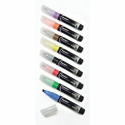 ABILITY ONE 7520010000000 Dry Erase Markers Chisel PK8