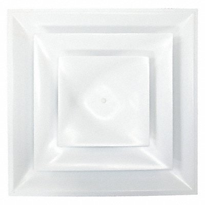 AMERICAN LOUVER STRC12W Ceiling Diffuser White 12 Duct Size