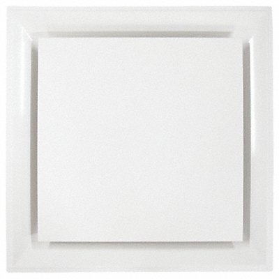 AMERICAN LOUVER STRPQ12W Ceiling Diffuser White 6-1/4 Depth