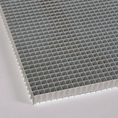 AMERICAN LOUVER ALUMMIL24485PK Return Air Grille Grey 1/2 D. PK5